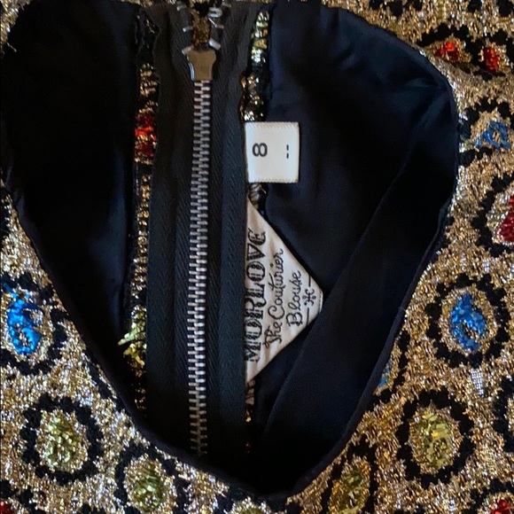 1960s sparkly multi colored top/blouse - Picture 3 of 6